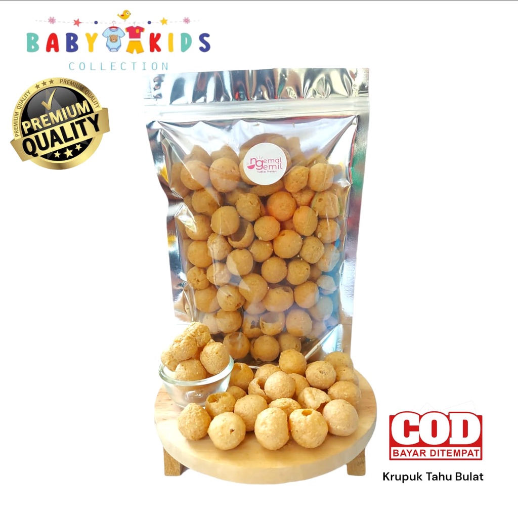 

Krupuk Tahu Bulat Original Homemade Krupuk Kulit Tahu Kualitas Premium