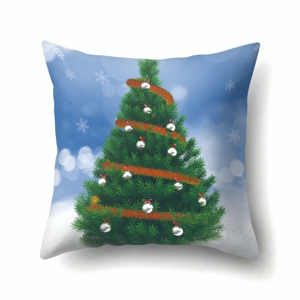 SARUNG BANTAL 02 Kursi SOFA NATAL  45 x 45cm Santa CHRISTMAS HOLIDAY Dekorasi Xmas Hiasan Pillow Case