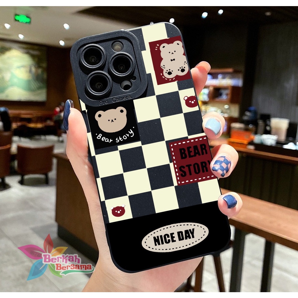 SS118 CASING SOFTCASE BEAR STORY OPPO A1K A3S A5S A7 A12 A11K F9 A15 A15S A16 A16S A16K A16E A17 A17K A9 A5 A8 A31 A37 NEO 9 A52 A92 A53 A33 A54 A55 A57 A39 A57 2022 A77S A58 A78 A18 A38  BB7352