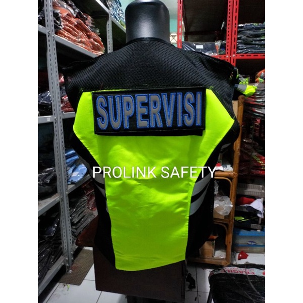 ROMPI SAFETY LOGO SUPERVISI VELCRO PEREKAT