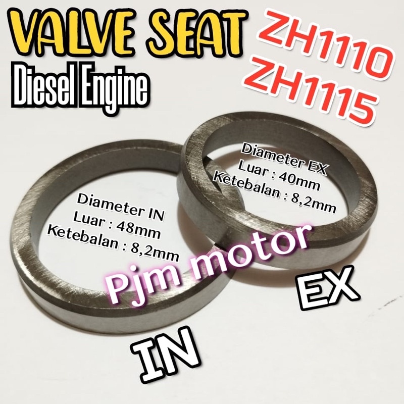 Valve Seat Seting Siting Klep Mesin Jiangdong Zh1115 23PK 24PK