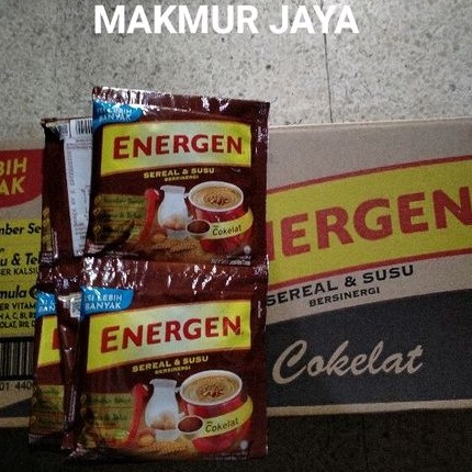 

ENERGEN SEREAL COKELAT 29gr (1 RENTENG ISI 10 SACHET)