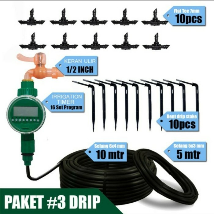 Showering Alat Siram Tanaman Otomatis Paket Alat Siram Tanaman Otomatis