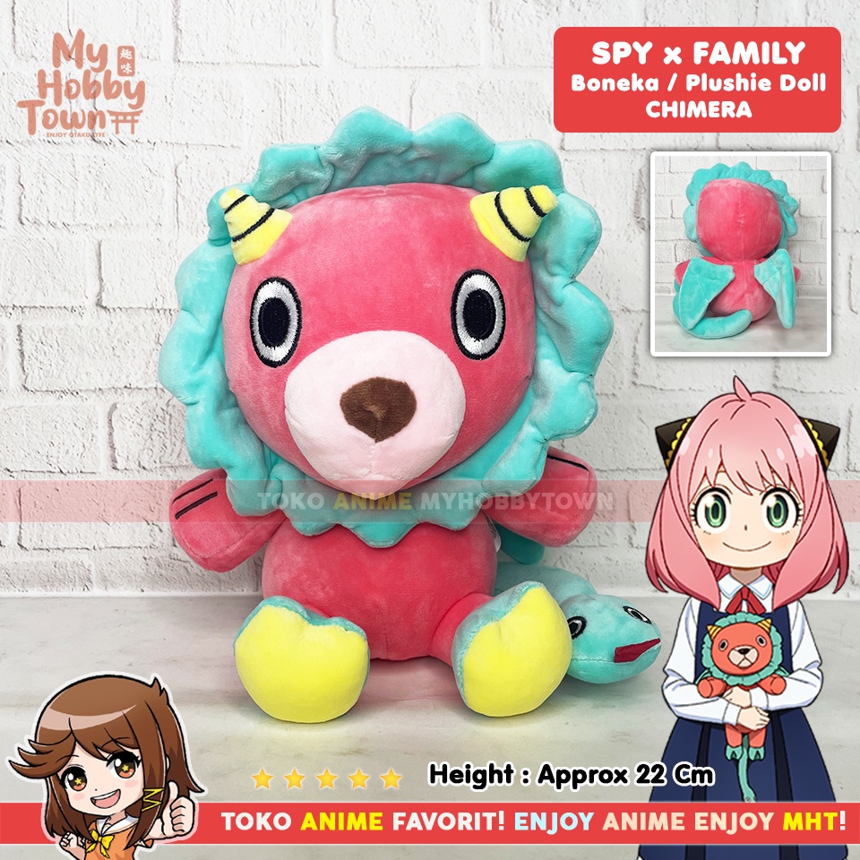 Boneka Anya Forger Chimera Spy X Family Karakter Anime Cosplay