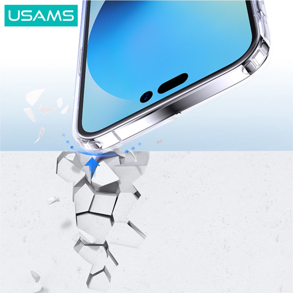 USAMS Protective Softcase Casing iPhone 14 Gradient Color