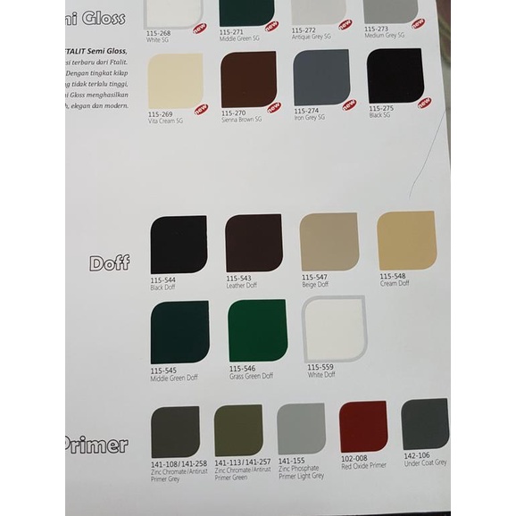 CAT MINYAK FTALIT 731 SUPER WHITE 1 KG