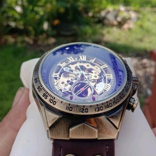 れ jam tangan kulit otomatis original/automatic mekanik original/ import waterproof/fngeen original/m