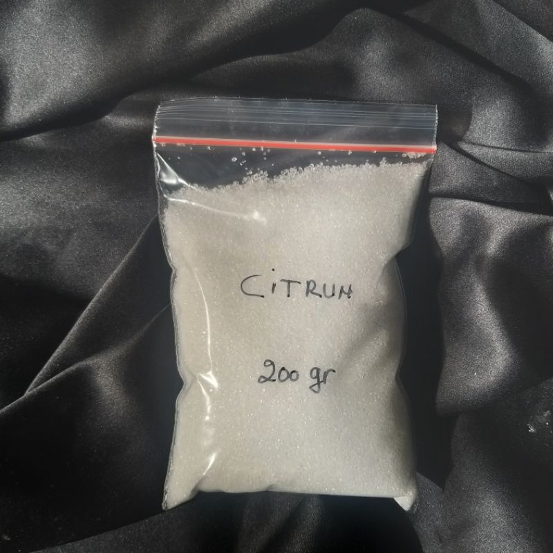 

Biang Asam Sitrun / Citrun Food Grade 200 gram Pembersih Serbaguna dan Pemutih Pakaian