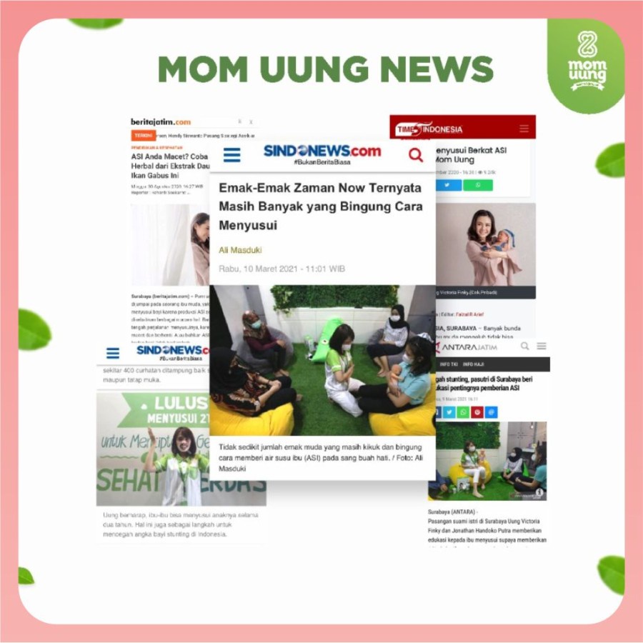 Mom Uung | Breastpump Elektrik | Pompa ASI Portable Dual Mode