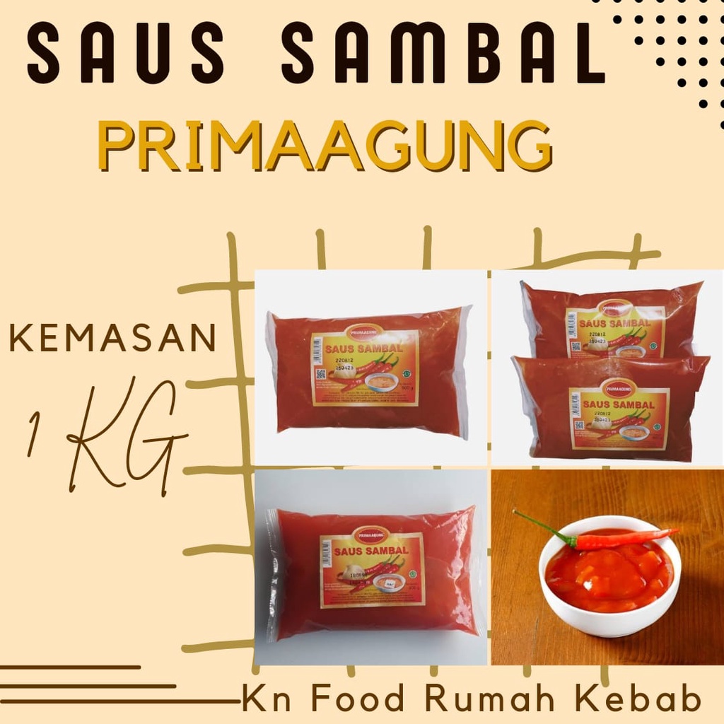 

Saus Sambal Prima-Saos Prima 1 kg