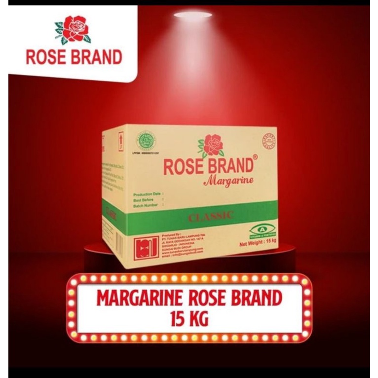 

Margarin Classic Rosebrand 15kg (Dus)