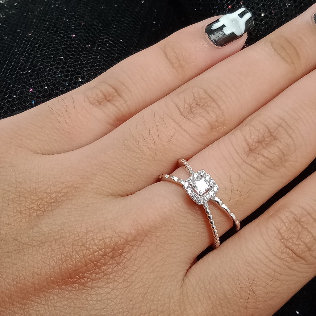 Cincin emas 17K - 2.5 gr kadar 750 - 4018