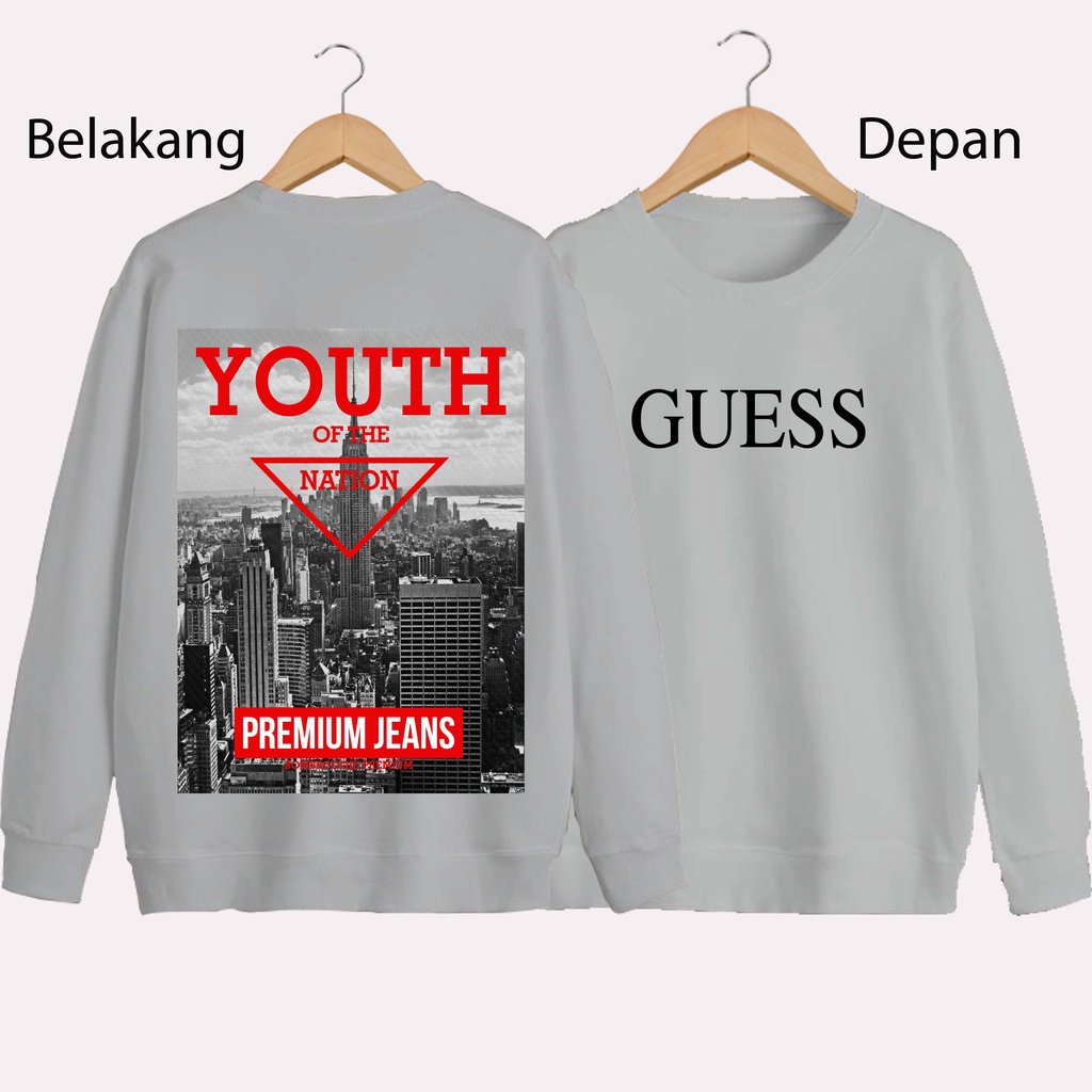 SWEATER UNISEX DBYOUTH OF THE NATION D PRIA DAN WANITA SWEATER JUMBO