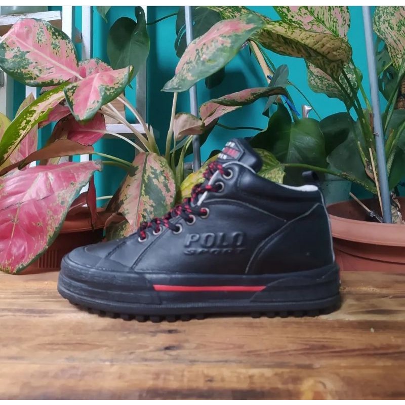 sepatu gunung hiking trekking casual outdoor polo ralph lauren size 38