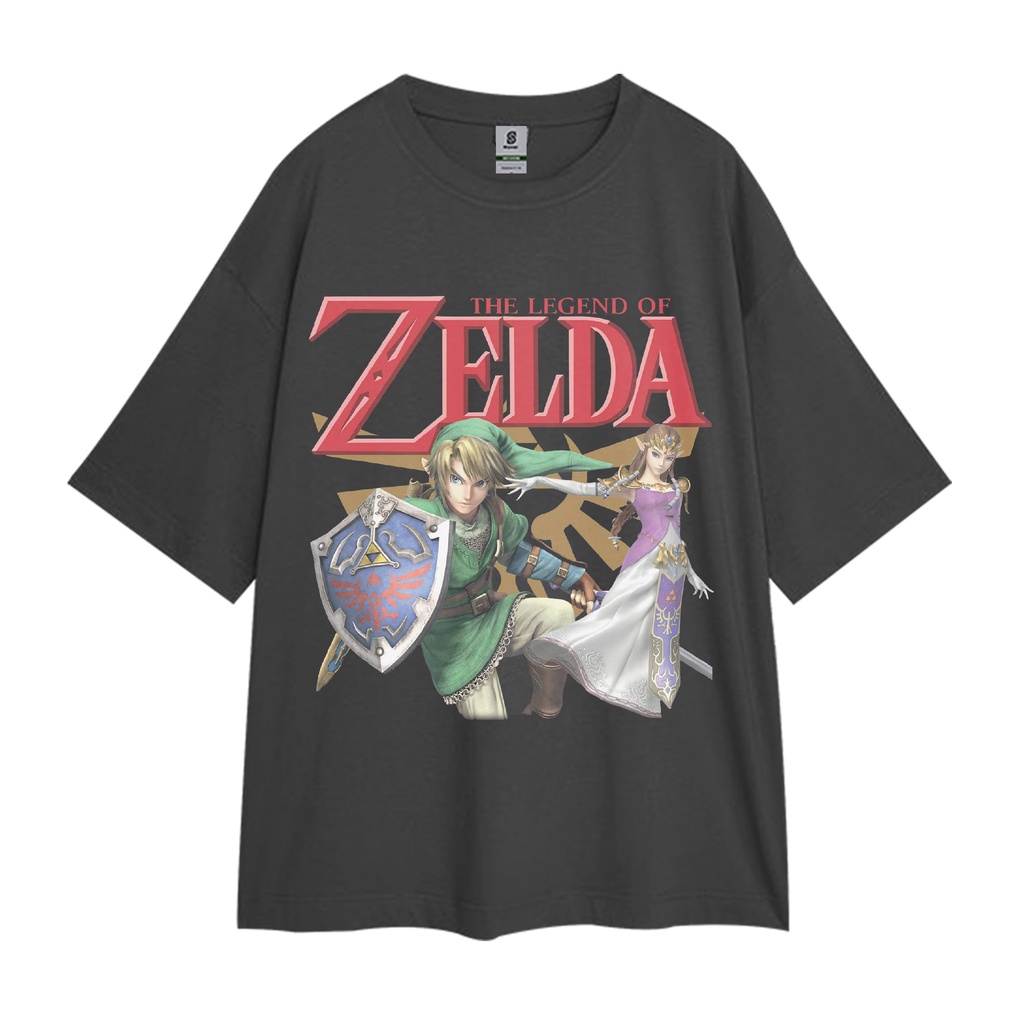 ZELDA THE LEGEND OF VINTAGE STYLE OVERSIZE TEE T-SHIRT