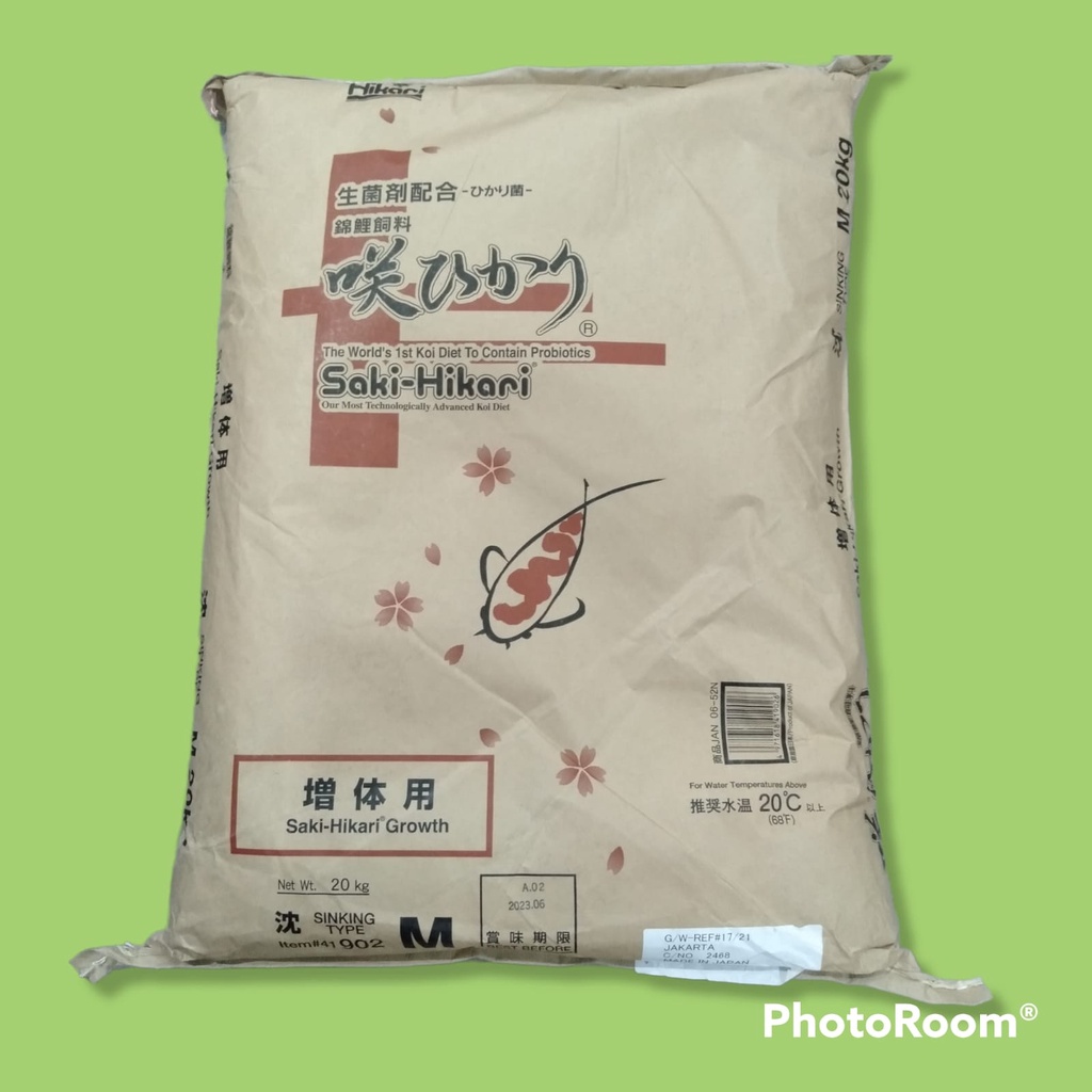 Saki Hikari Growth Sinking Size M 20kg