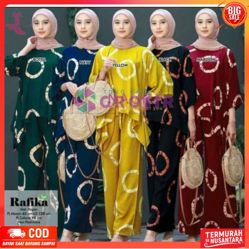 STELAN JUMBO DEWASA BAHAN KATUN RAYON//stelan Waka Waka jumbo Wanita