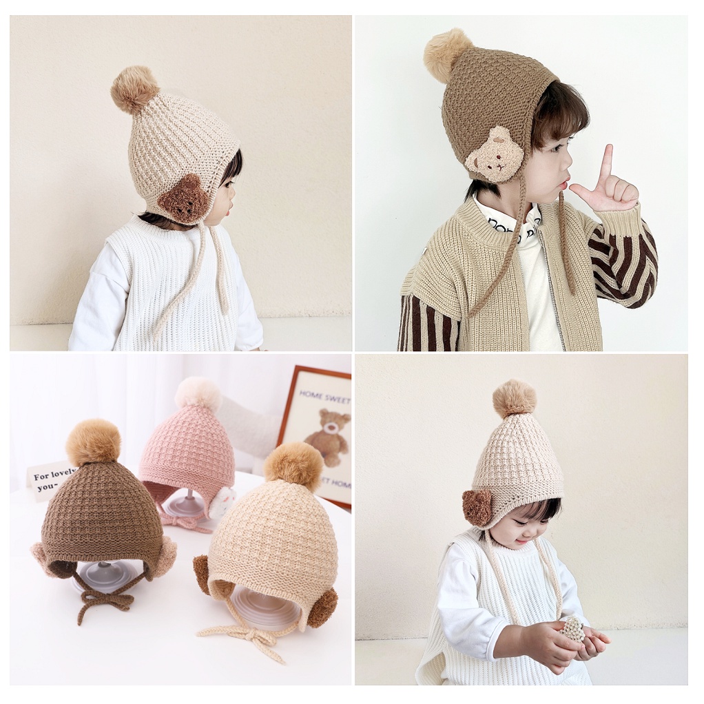 TOPI ANAK RAJUT / TOPI BAYI RAJUT LUCU