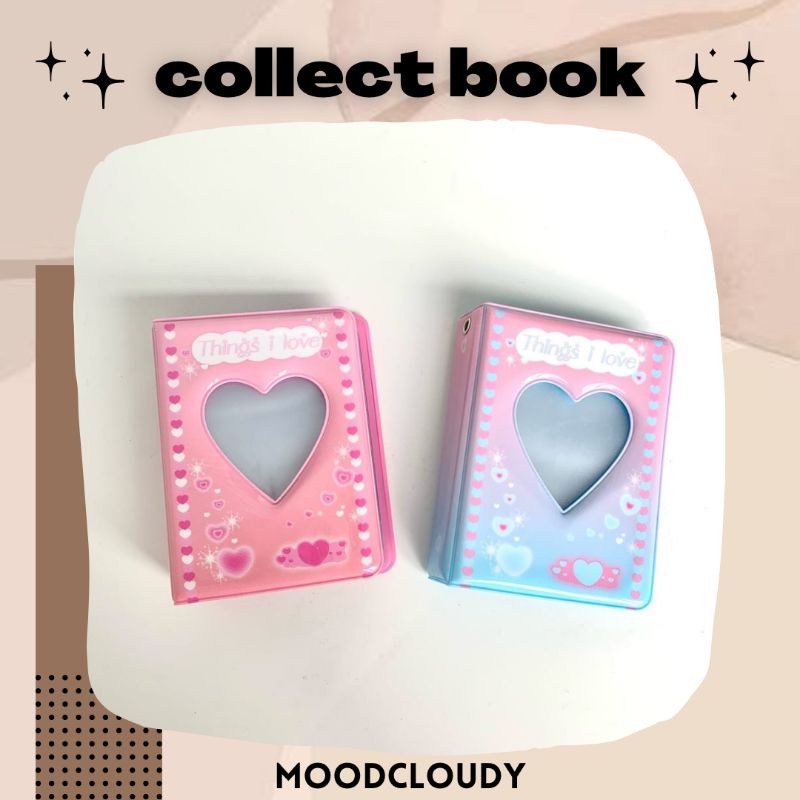 ⚘ mōödcloudy ⑅ collect book things i love | 1P mini album foto / kolbuk photocard / photobook binder