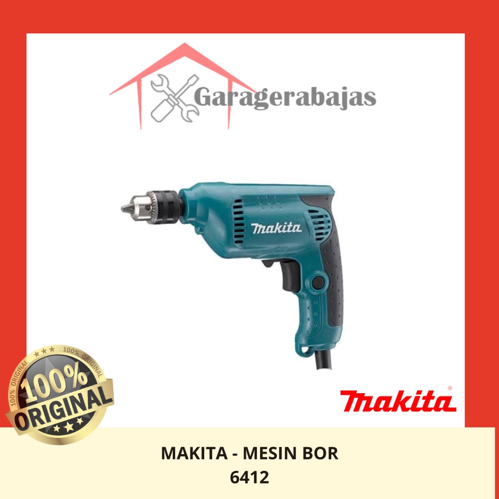 Mesin Bor  Mesin Bor Tangan  Mesin Bor Listrik  6412 Makita