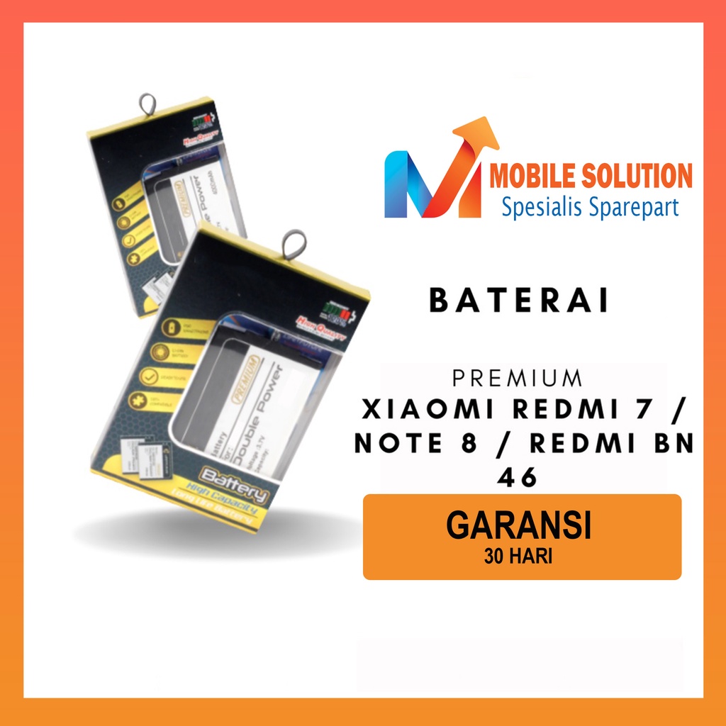 Grosir Baterai Xiaomi Redmi 7 / Baterai Redmi Note 8 / Baterai Xiaomi Redmi BN46 Universal Premium Garansi 1 Bulan + Packing