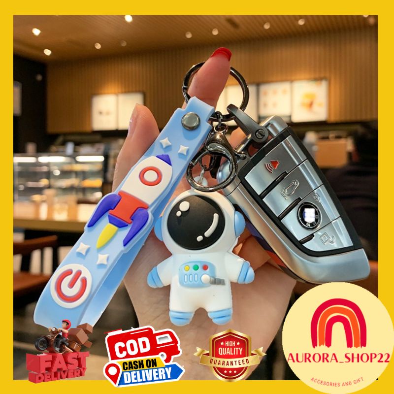 [COD] GANTUNGAN KUNCI TALI BESAR MODEL ASTRONOT CUTE ALA KOREA GANTUNGAN KUNCI MOTOR MOBIL TAS SERBAGUNA