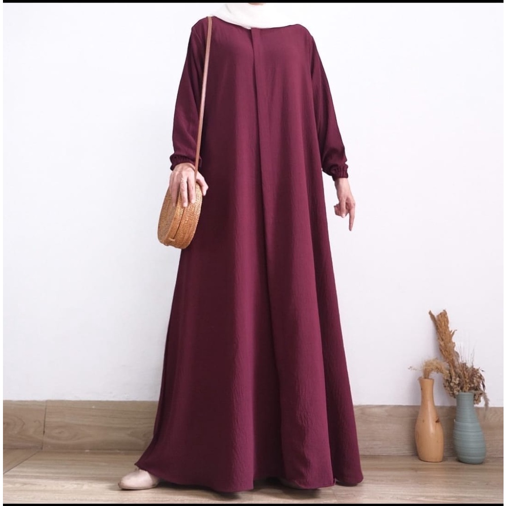 gamis cey airflow || LINE DRESS fashion muslim syari