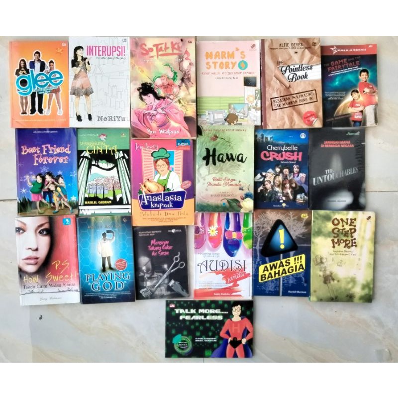 BUKU MURAH OBRAL | BUKU NOVEL | CERPEN | KISAH INSPIRATIF ORI