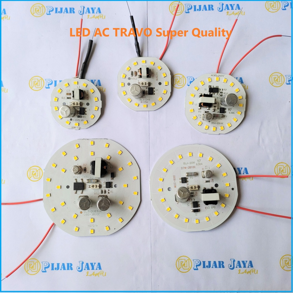 Jual PCB LED AC TRAVO Mesin Lampu LED Modul Mata LED Bermacam Jenis