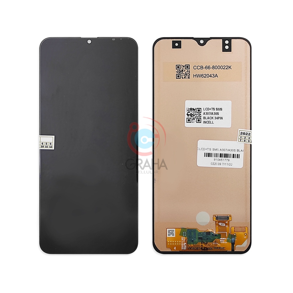 LCD SAMSUNG A30S / A307 FULLSET TOUCHSCREEN KONTRAS