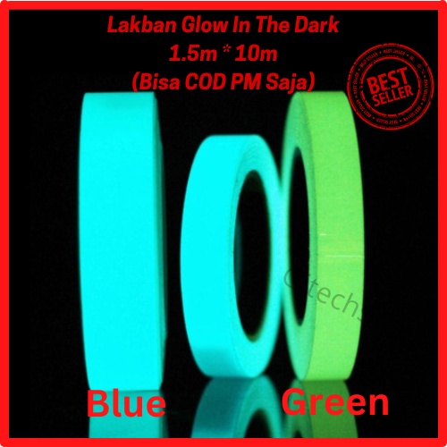 Lakban Glow In The Dark Stiker Glow In The Dark 10 Meter