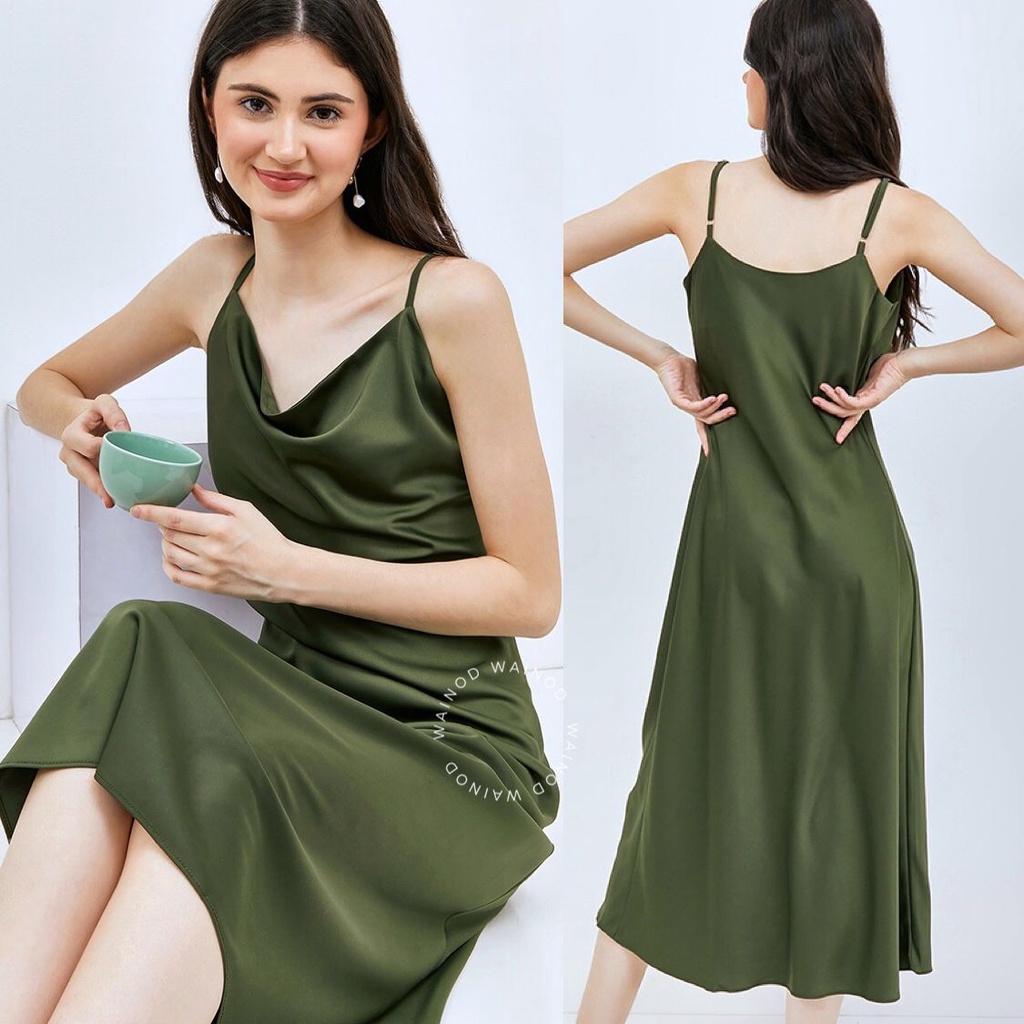 WAINODSHOP - JASMINE sexy lingerie dress satin size S - 2XL