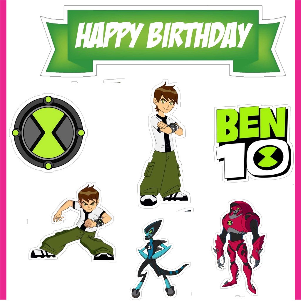 

BIGBAG TOPPER CAKE ULANG TAHUN / HIASAN KUE BEN10