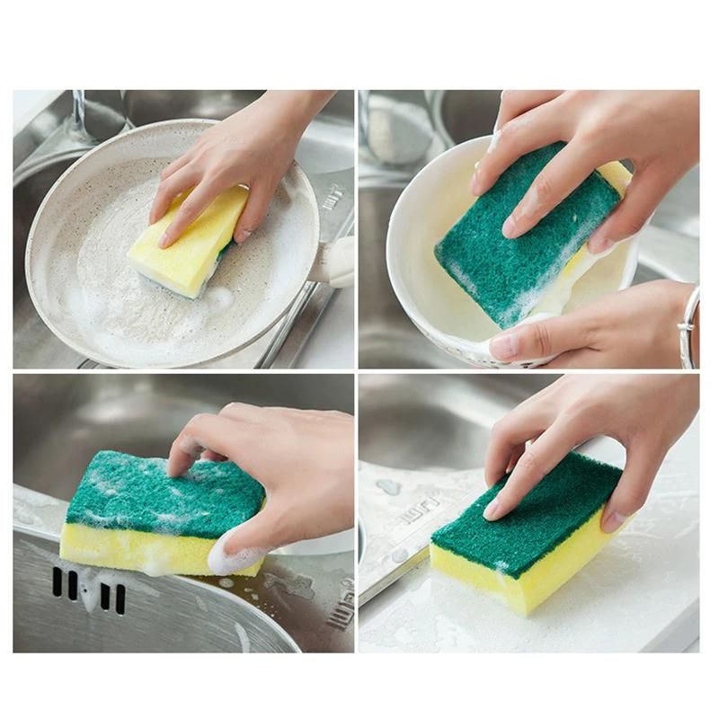 Spons Cuci Piring Spon Sponge Sabut Jaring Alat Dishwashing Dapur Masak Busa Serbaguna UD