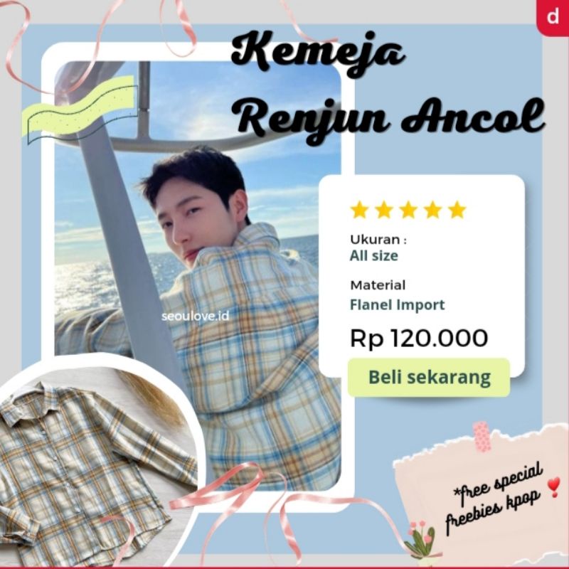 KEMEJA RENJUN NCT DREAM