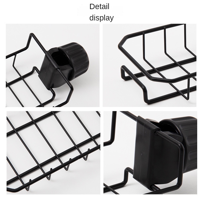 Rak Wastafel Cuci Piring Stainless Portable Rak Pengering Gantungan Wastafel Tempat Spon