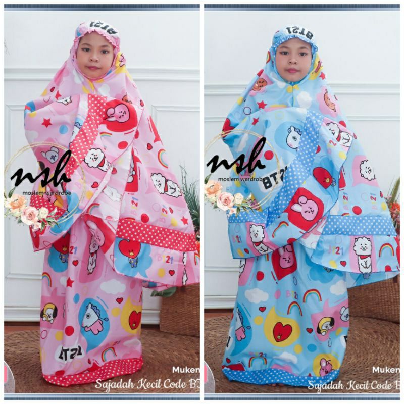 MUKENA ANAK MUKENA ANAK PEREMPUAN USIA 1-8 TAHUN MUKENA ANAK KARAKTER