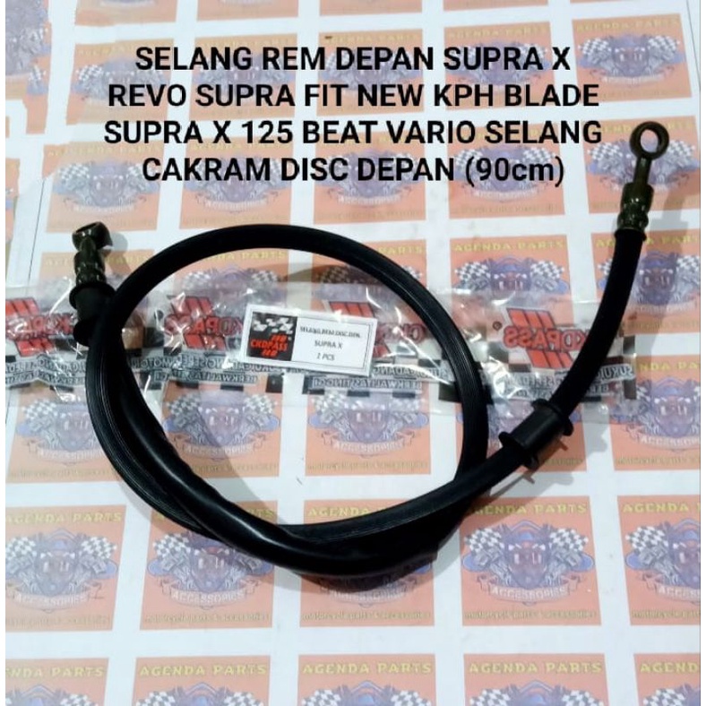 SELANG REM DEPAN SUPRA X REVO SUPRA FIT NEW KPH BLADE SUPRA X 125 BEAT VARIO SELANG CAKRAM DISC DEPAN(90cm)