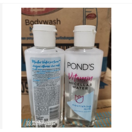 Pond's Nourishing Milk Vitamin Micellar Water /Makeup Remover 100mL /Micellar Water Ponds