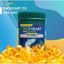 Omeheart isi 60 capsul || Omega 3 || Jaga Kesahatan Jantung Dan Melancarkan peredaran darah || Omehe
