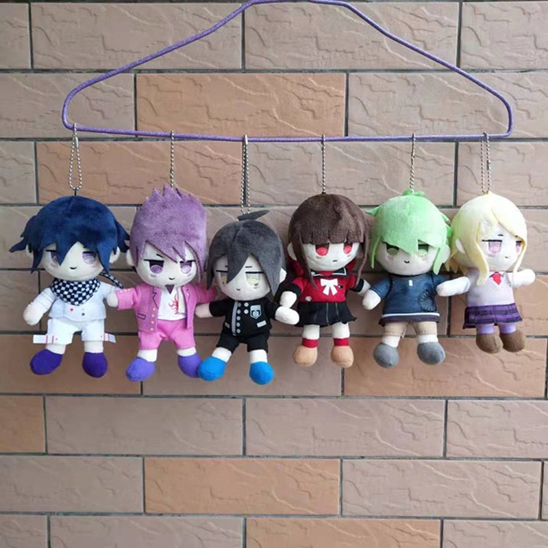 V3 Danganronpa Anime Dangan Ronpa Oma Kokichi Mainan Mewah Boneka Gantungan Kunci Liontin