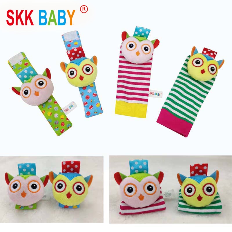 [BIG SALE] WRIST SOCK SET Mainan Bayi Rattle Gelang Kaos Kaki Rattle Mainan Bayi Wrist Rattle Sock