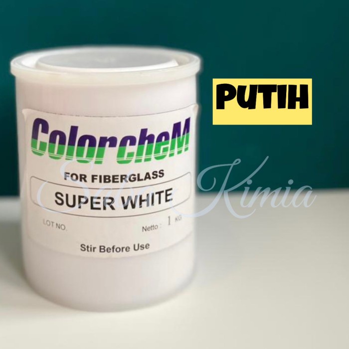 Warna Resin / Pigmen Warna putih 1 Kg