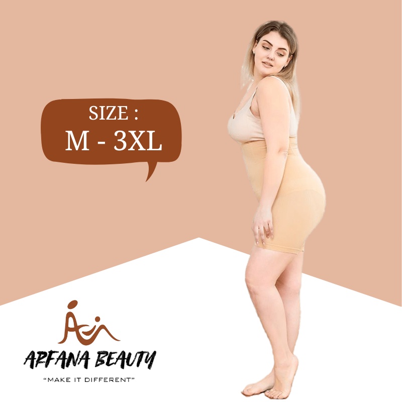 Korset Pelangsing Highwaist Pakaian Dalam Wanita Big Size Ukuran M L XL XXL XXXL Body Slimming Pakayan Pakian Bawahan Celana Dalam Korset Jumbo 100Kg Elastis Anti Begah Melar Munafie Sepaha Original Import Premium