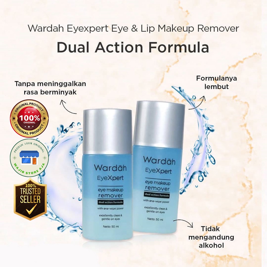 Wardah EyeXpert Eye ~ Eye Makeup Remover | lip makeup Remover