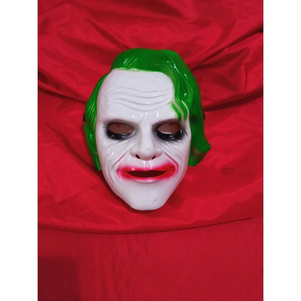 topeng Halloween joker hijau