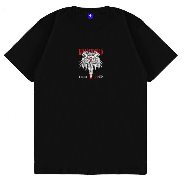 Kaos Pria Kizaru T-Shirt Anime Gundam WINGS - S