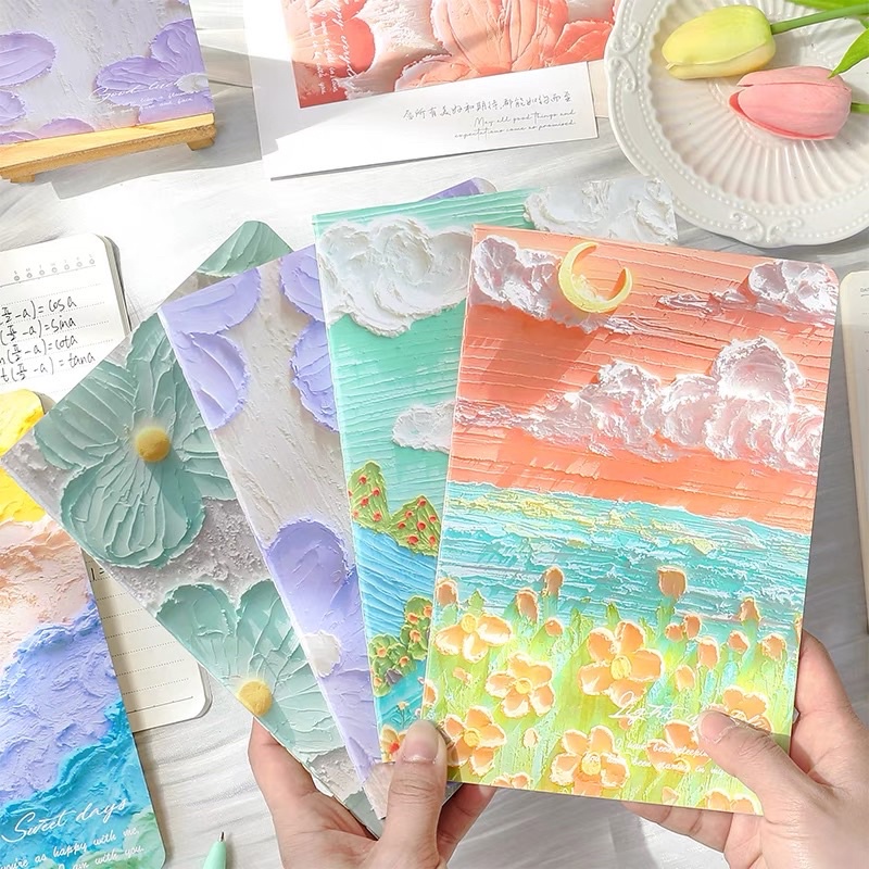 

DIARY A5 JAHIT 3D | BUKU DIARY LUKISAN MINYAK 3D