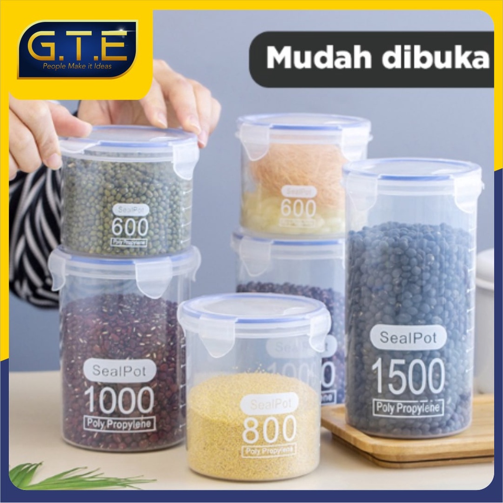 GTE | TOPLES PP TRANSPARAN BULAT | TEMPAT PENYIMPANAN MAKANAN RINGAN BISKUIT | TOPLES TABUNG | TOPLES PLASTIK