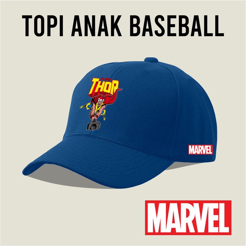 Topi Anak Anak Usia 2-10 tahun Gambar Marvel
